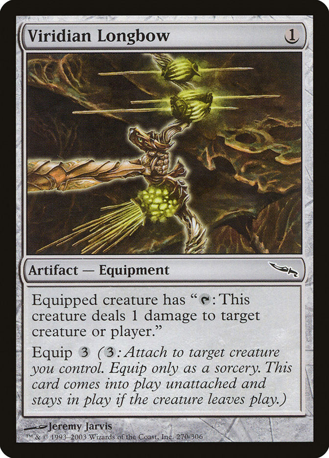 Viridian Longbow [Mirrodin] | Card Merchant Takapuna