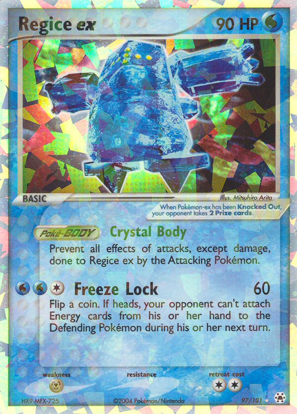 Regice ex (97/101) [EX: Hidden Legends] | Card Merchant Takapuna