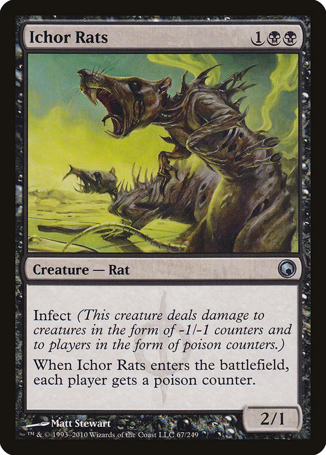 Ichor Rats [Scars of Mirrodin] | Card Merchant Takapuna