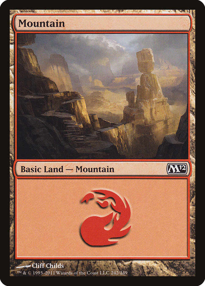 Mountain (242) [Magic 2012] | Card Merchant Takapuna