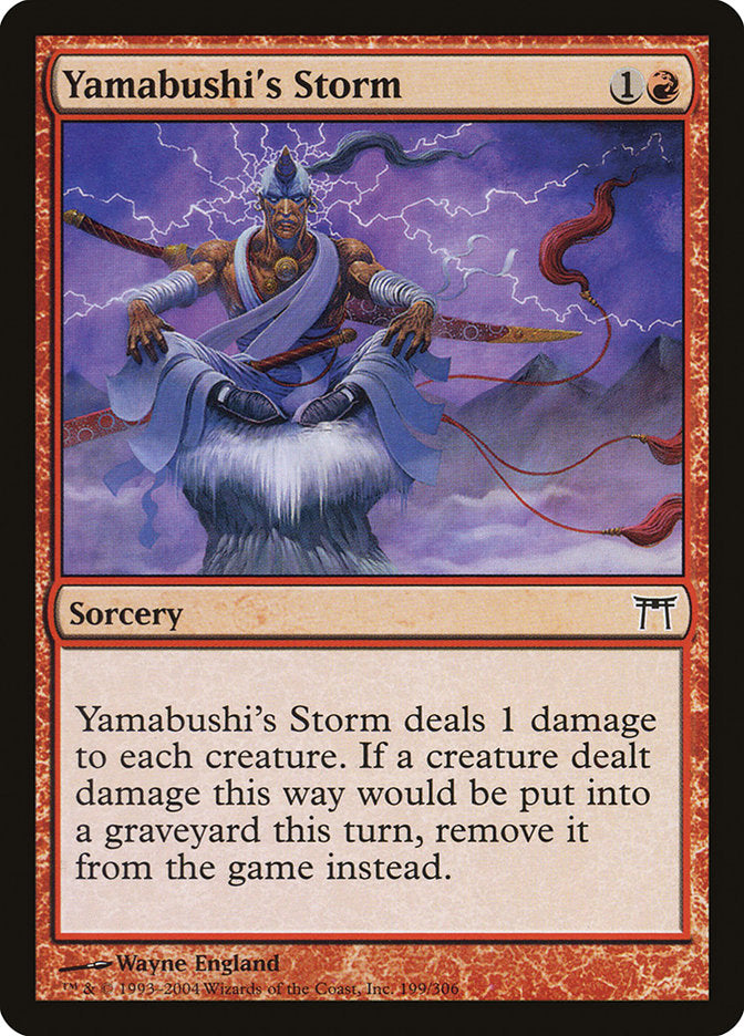 Yamabushi's Storm [Champions of Kamigawa] | Card Merchant Takapuna