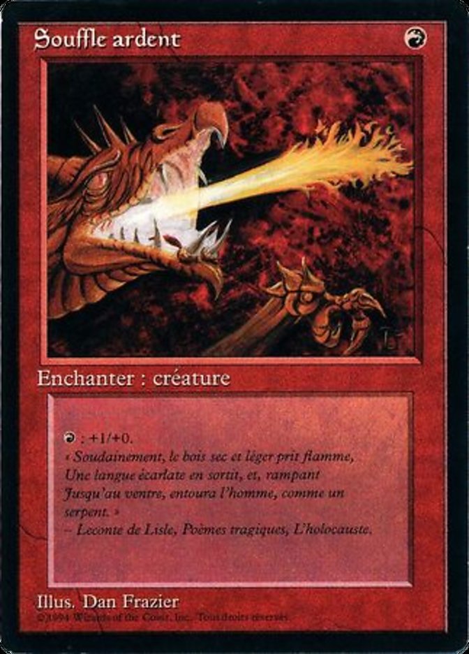 Firebreathing [Foreign Black Border] | Card Merchant Takapuna