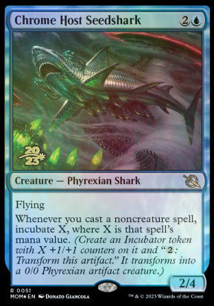 Chrome Host Seedshark [March of the Machine Prerelease Promos] | Card Merchant Takapuna