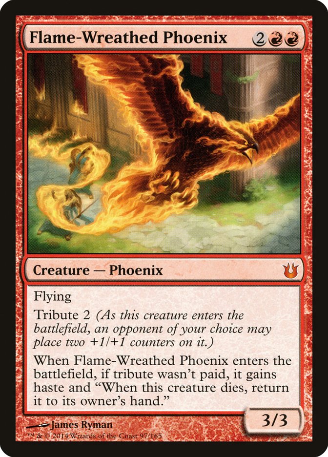 Flame-Wreathed Phoenix [Born of the Gods] | Card Merchant Takapuna