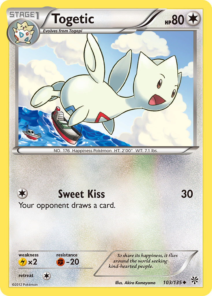 Togetic (103/135) [Black & White: Plasma Storm] | Card Merchant Takapuna