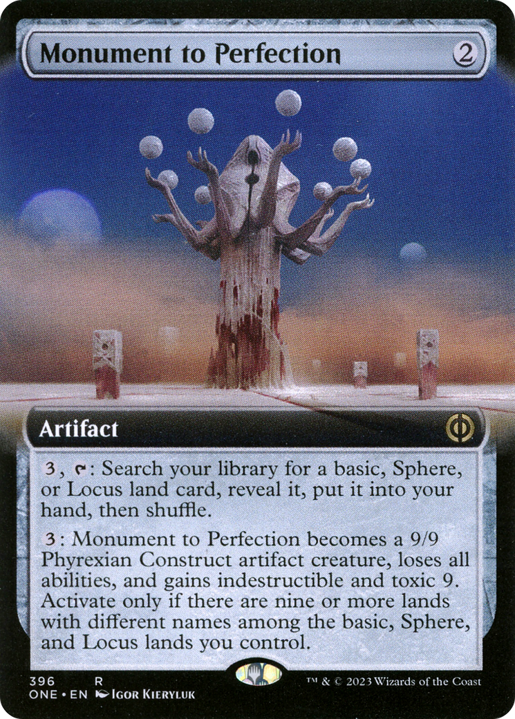 Monument to Perfection (Extended Art) [Phyrexia: All Will Be One] | Card Merchant Takapuna