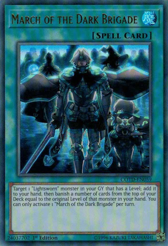 March of the Dark Brigade [COTD-EN059] Ultra Rare | Card Merchant Takapuna