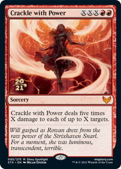 Crackle with Power [Strixhaven: School of Mages Prerelease Promos] | Card Merchant Takapuna