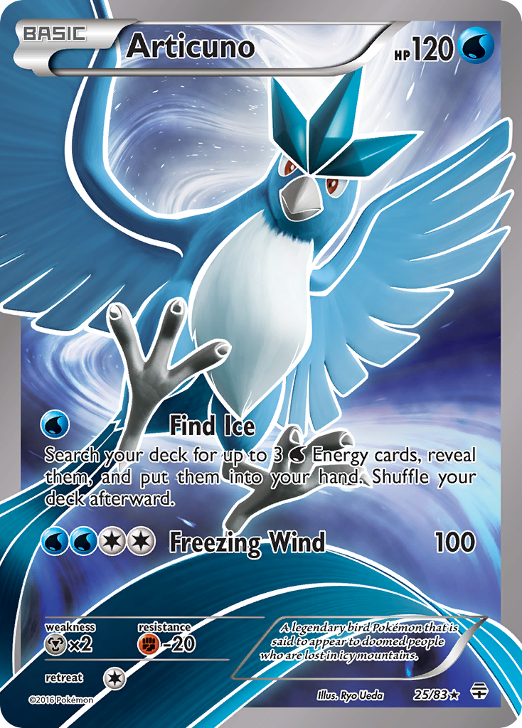 Articuno (25/83) [XY: Generations] | Card Merchant Takapuna