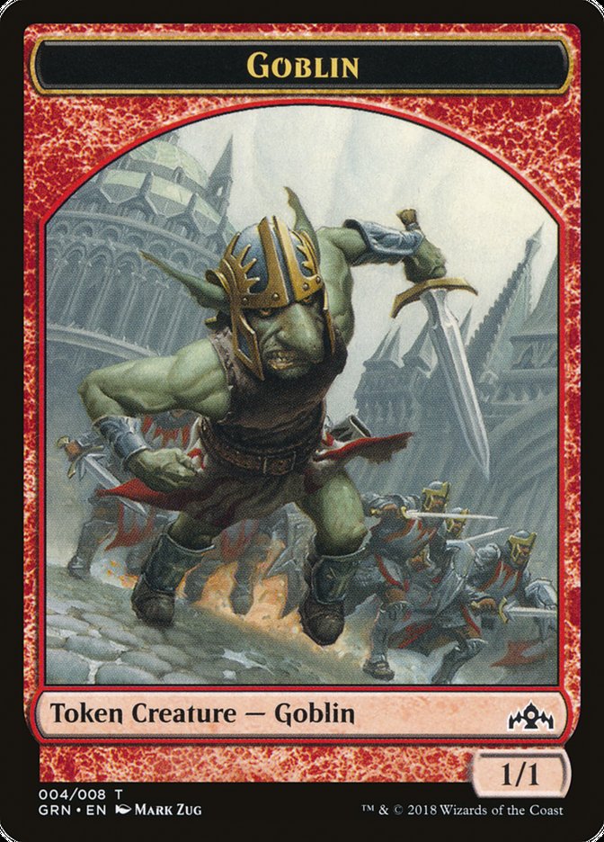 Goblin // Soldier Double-Sided Token [Guilds of Ravnica Guild Kit Tokens] | Card Merchant Takapuna