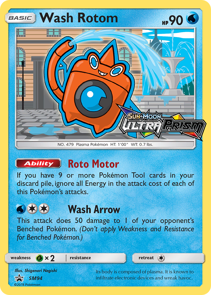 Wash Rotom (SM94) [Sun & Moon: Black Star Promos] | Card Merchant Takapuna