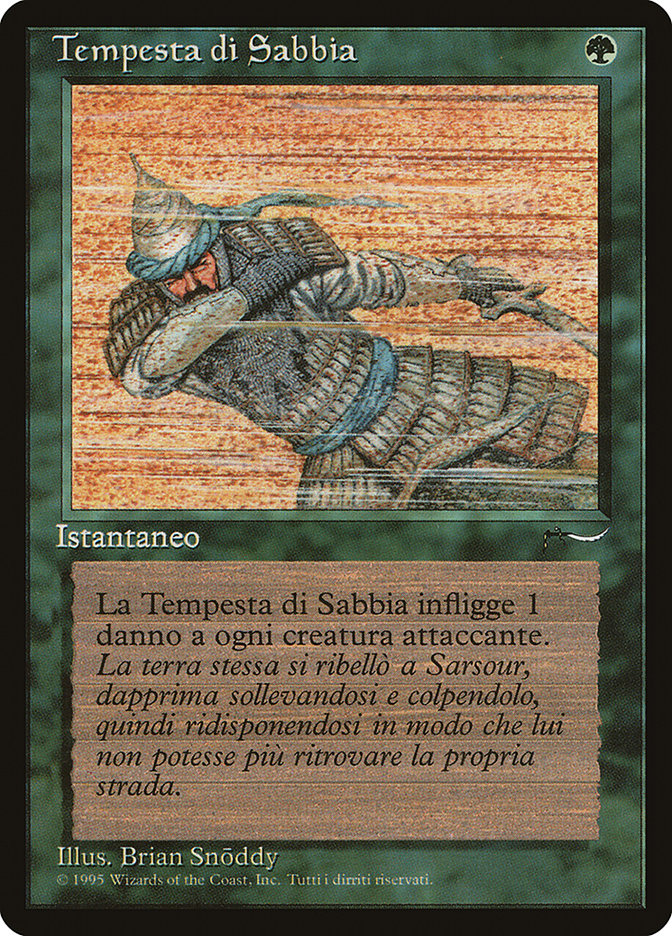 Sandstorm (Italian) - "Tempesta di Sabbia" [Rinascimento] | Card Merchant Takapuna