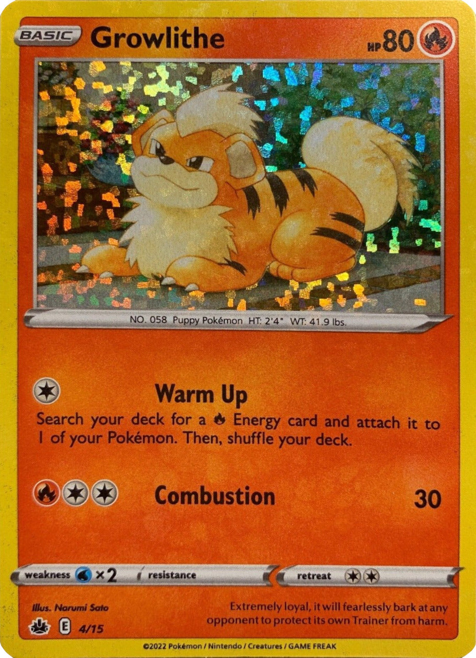 Growlithe (4/15) [McDonald's Promos: Match Battle] | Card Merchant Takapuna