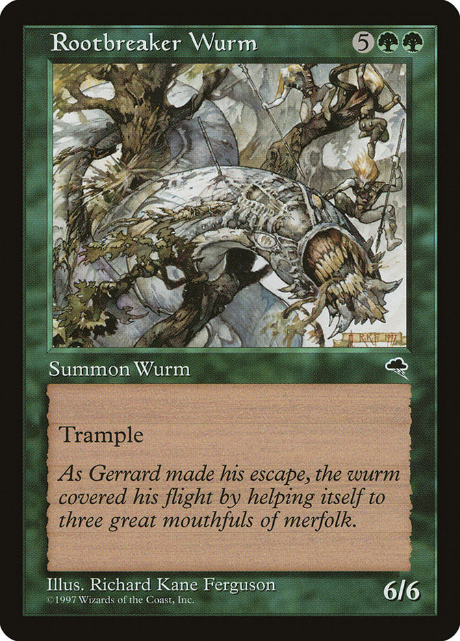 Rootbreaker Wurm [Tempest] | Card Merchant Takapuna