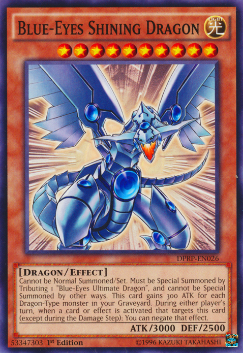 Blue-Eyes Shining Dragon [DPRP-EN026] Common | Card Merchant Takapuna