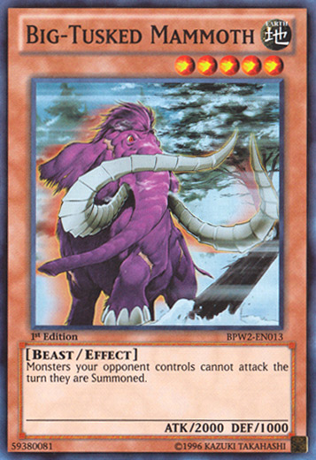 Big-Tusked Mammoth [BPW2-EN013] Super Rare | Card Merchant Takapuna