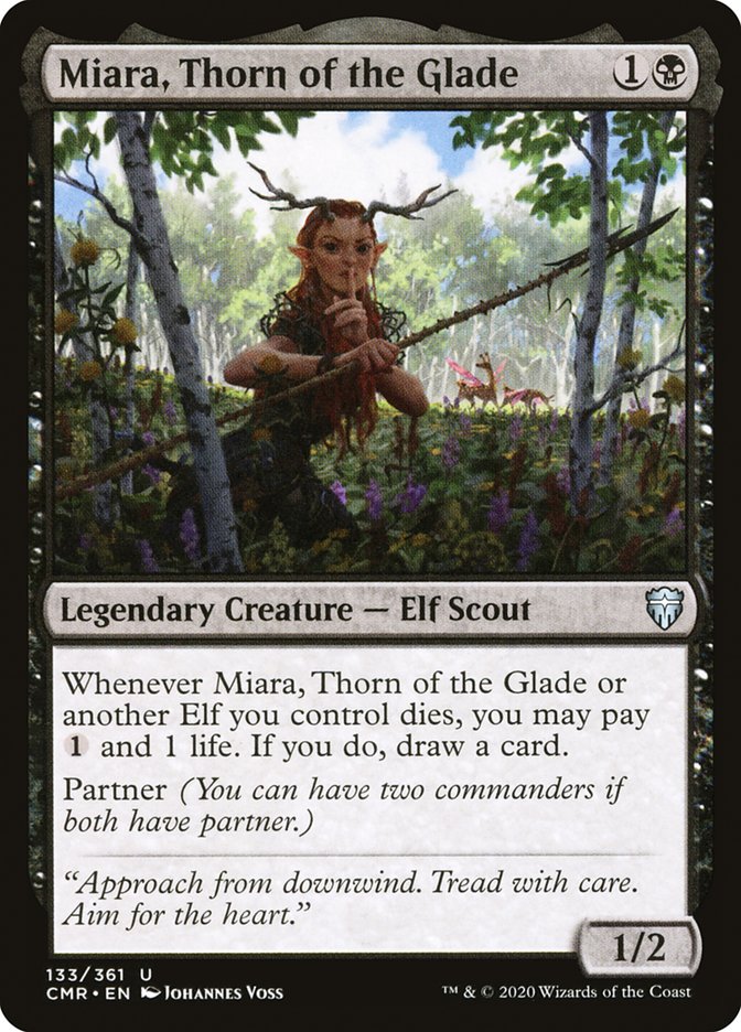 Miara, Thorn of the Glade [Commander Legends] | Card Merchant Takapuna