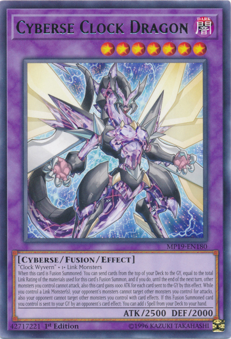 Cyberse Clock Dragon [MP19-EN180] Rare | Card Merchant Takapuna