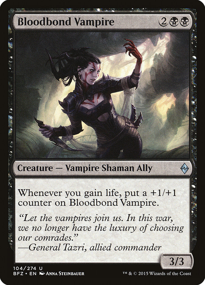 Bloodbond Vampire [Battle for Zendikar] | Card Merchant Takapuna