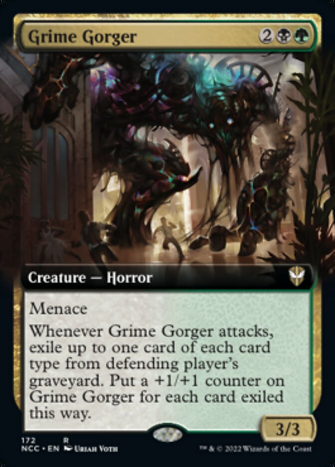 Grime Gorger (Extended Art) [Streets of New Capenna Commander] | Card Merchant Takapuna