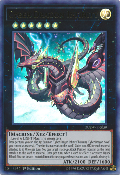 Cyber Dragon Infinity [DUOV-EN059] Ultra Rare | Card Merchant Takapuna