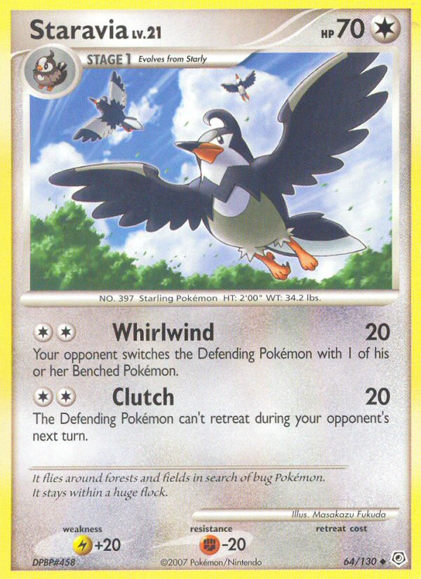 Staravia (64/130) [Diamond & Pearl: Base Set] | Card Merchant Takapuna