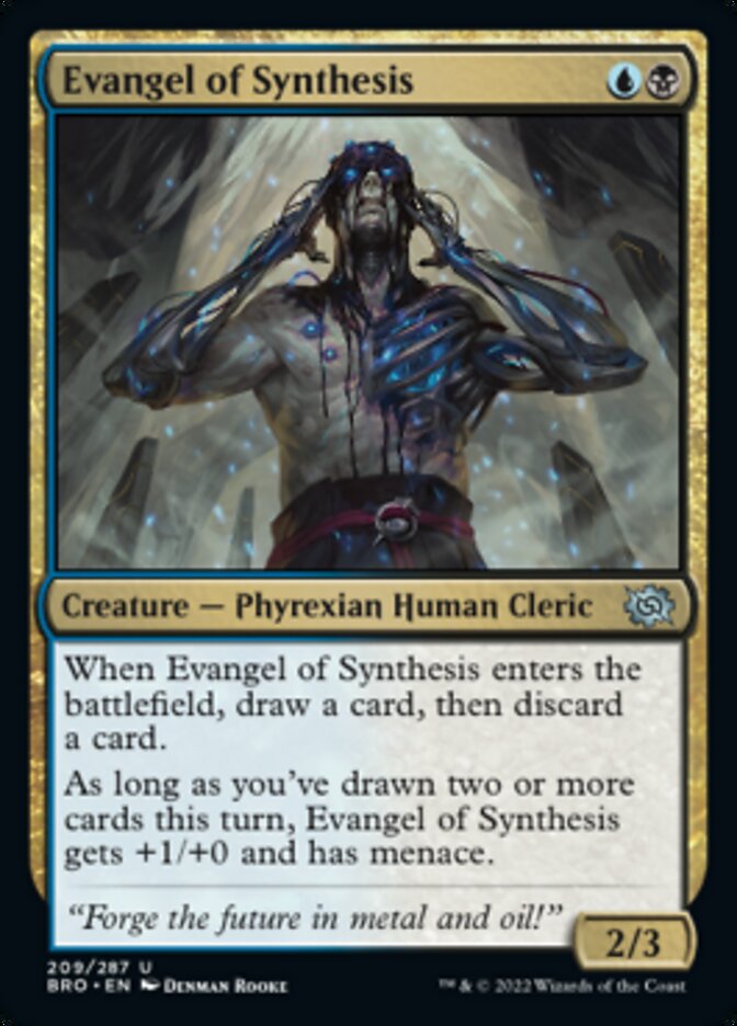 Evangel of Synthesis [The Brothers' War] | Card Merchant Takapuna