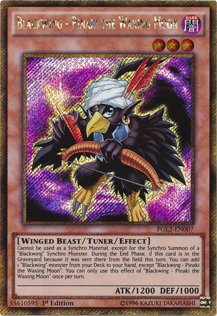 Blackwing - Pinaki the Waxing Moon [PGL2-EN007] Gold Secret Rare | Card Merchant Takapuna