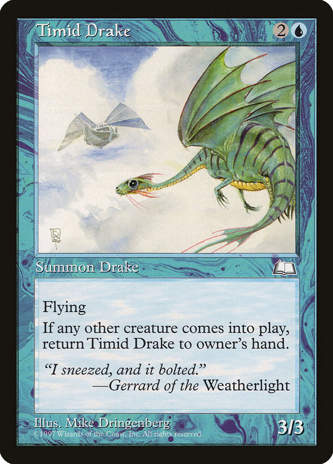 Timid Drake [Weatherlight] | Card Merchant Takapuna