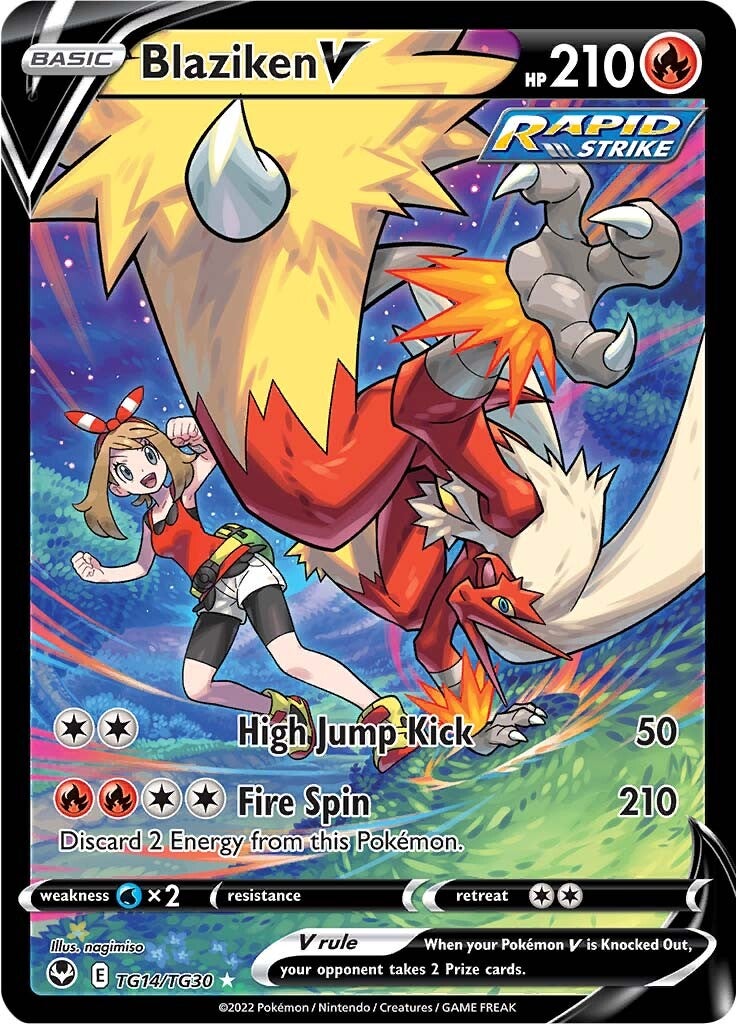 Blaziken V (TG14/TG30) [Sword & Shield: Silver Tempest] | Card Merchant Takapuna