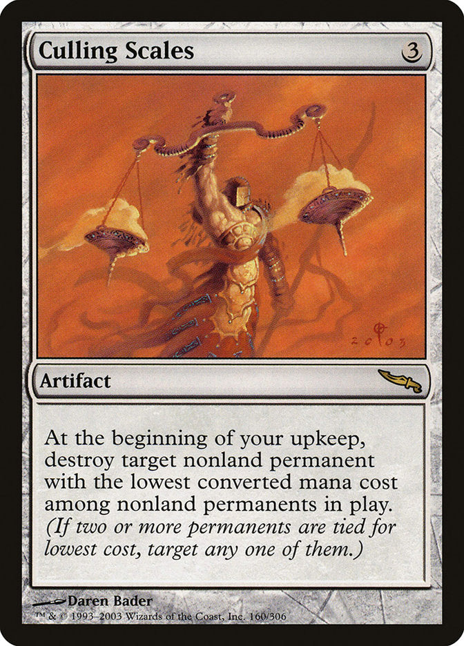 Culling Scales [Mirrodin] | Card Merchant Takapuna