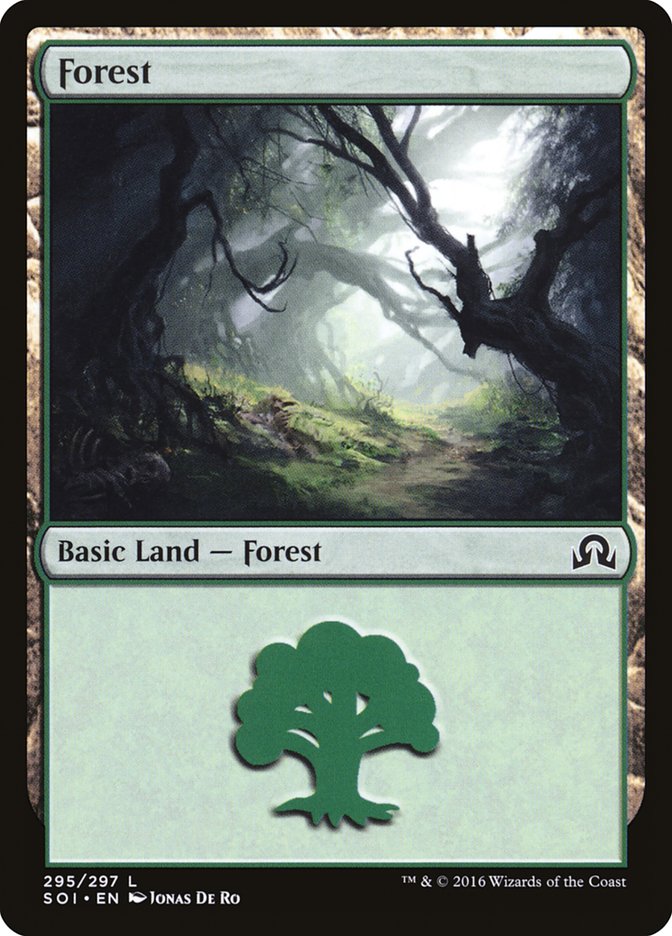 Forest (295) [Shadows over Innistrad] | Card Merchant Takapuna