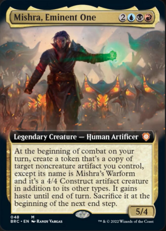 Mishra, Eminent One (Extended Art) [The Brothers' War Commander] | Card Merchant Takapuna