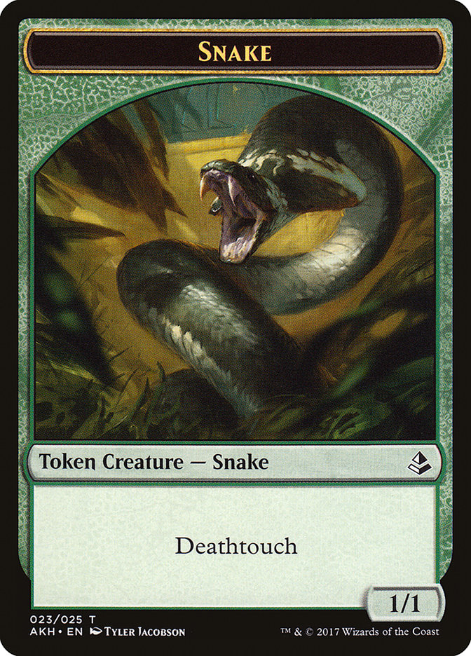 Snake Token [Amonkhet Tokens] | Card Merchant Takapuna