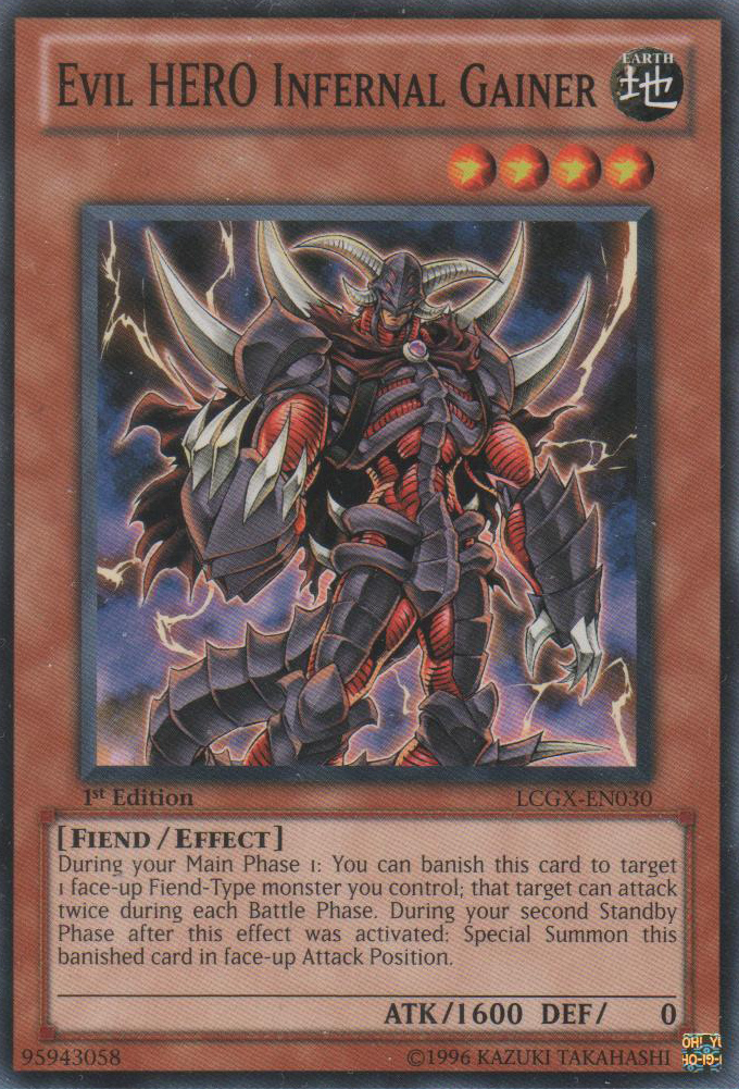 Evil HERO Infernal Gainer [LCGX-EN030] Common | Card Merchant Takapuna