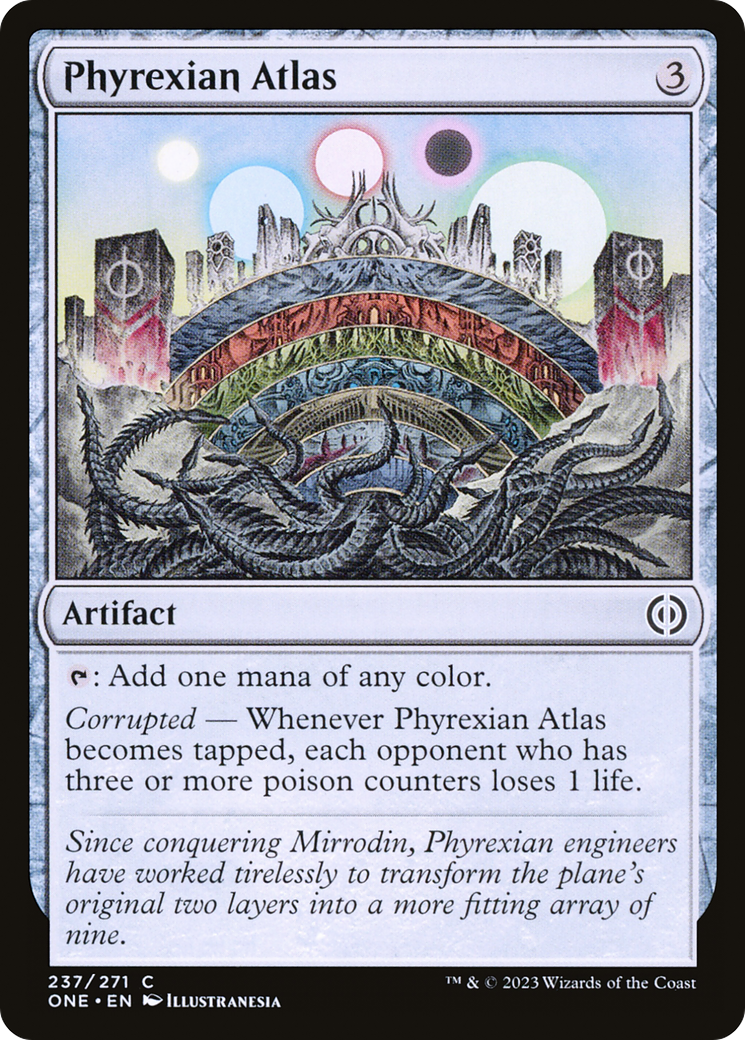 Phyrexian Atlas [Phyrexia: All Will Be One] | Card Merchant Takapuna