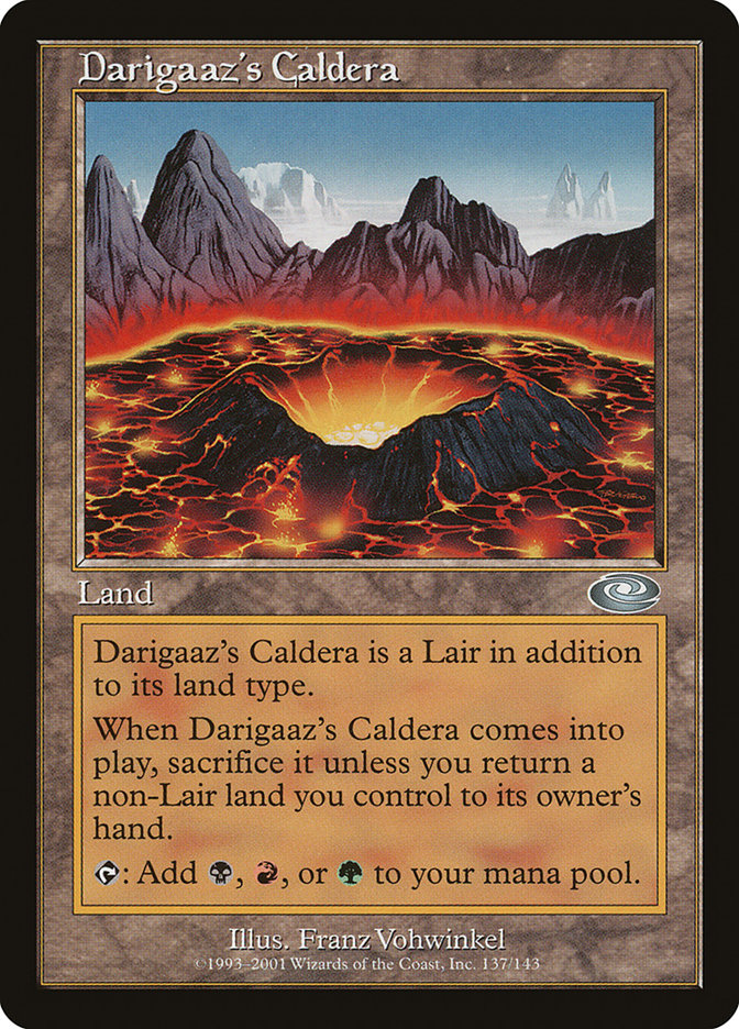 Darigaaz's Caldera [Planeshift] | Card Merchant Takapuna