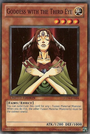 Goddess with the Third Eye [GLD4-EN004] Common | Card Merchant Takapuna