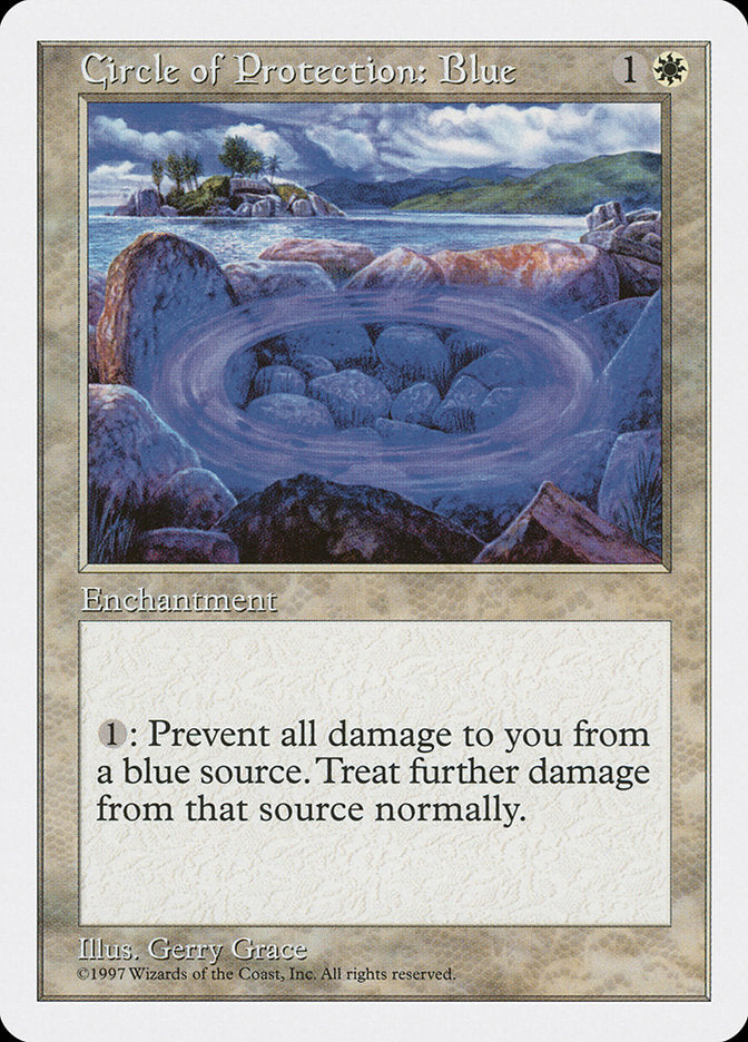 Circle of Protection: Blue [Fifth Edition] | Card Merchant Takapuna