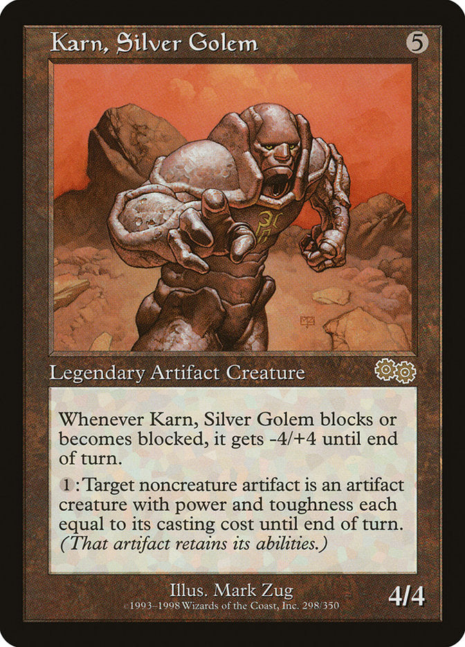 Karn, Silver Golem [Urza's Saga] | Card Merchant Takapuna