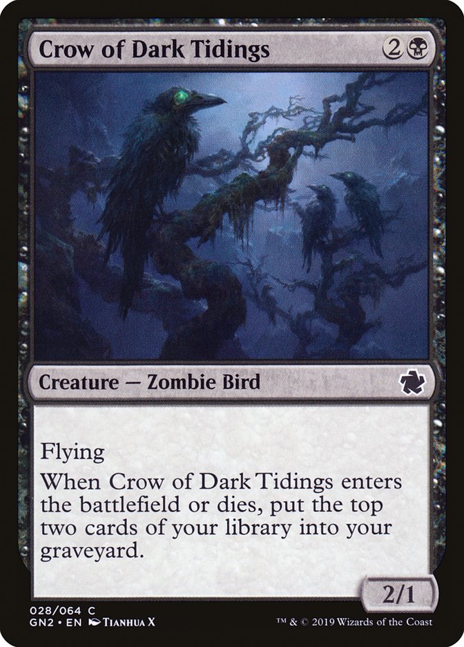 Crow of Dark Tidings [Game Night 2019] | Card Merchant Takapuna