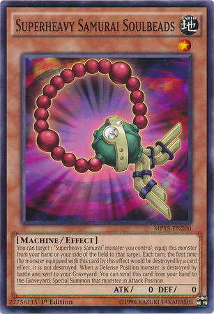 Superheavy Samurai Soulbeads [MP15-EN200] Common | Card Merchant Takapuna