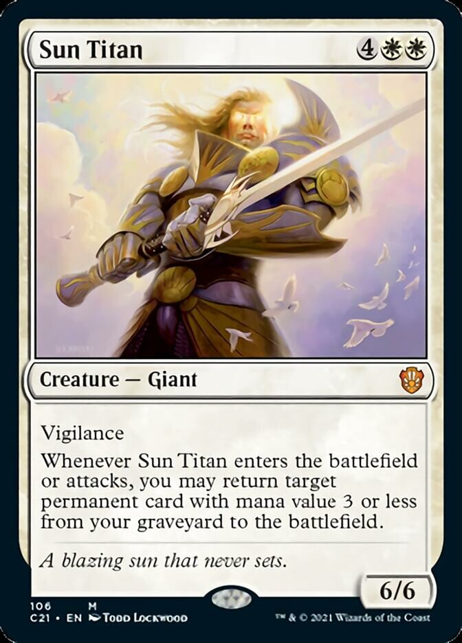 Sun Titan [Commander 2021] | Card Merchant Takapuna