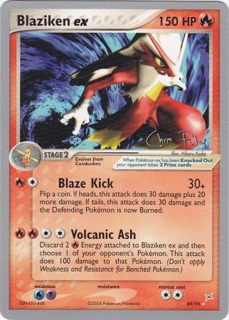 Blaziken ex (89/95) (Blaziken Tech - Chris Fulop) [World Championships 2004] | Card Merchant Takapuna