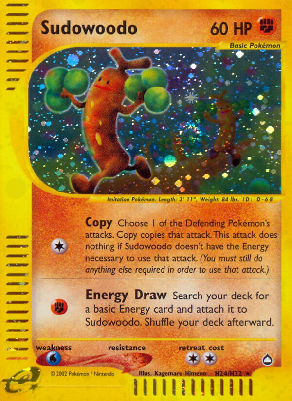 Sudowoodo (H24/H32) [Aquapolis] | Card Merchant Takapuna