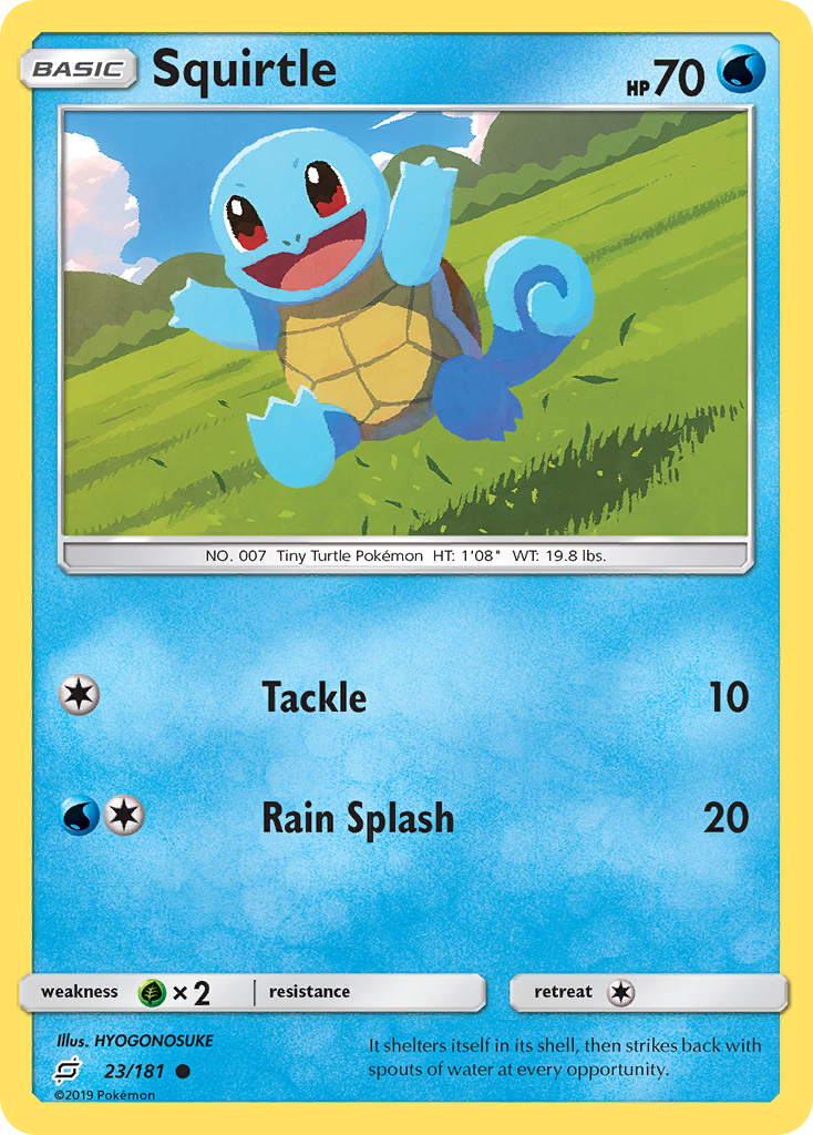 Squirtle (23/181) [Sun & Moon: Team Up] | Card Merchant Takapuna