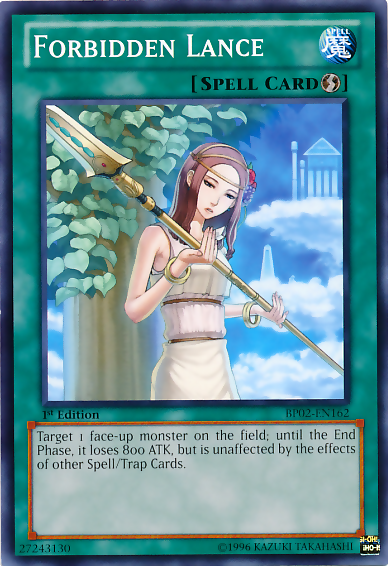 Forbidden Lance [BP02-EN162] Common | Card Merchant Takapuna