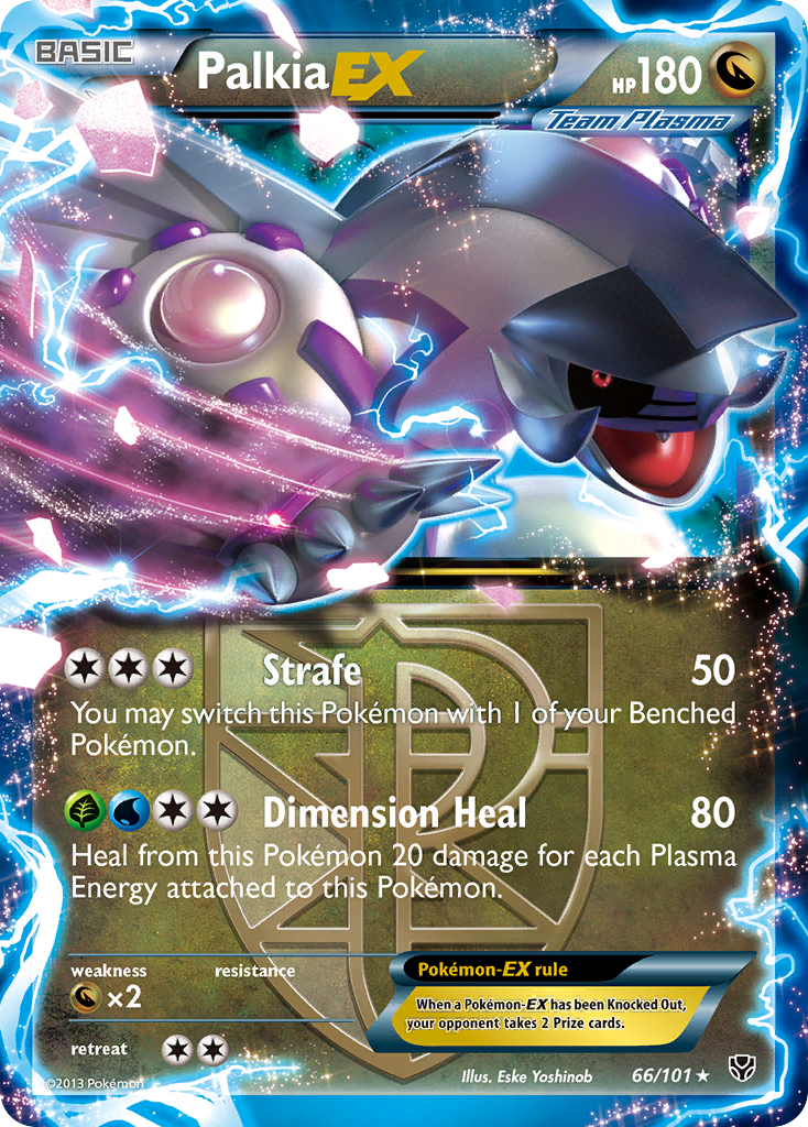 Palkia EX (66/101) [Black & White: Plasma Blast] | Card Merchant Takapuna