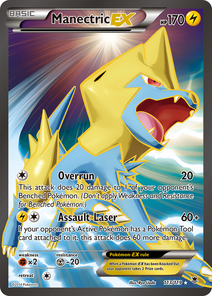 Manectric EX (113/119) [XY: Phantom Forces] | Card Merchant Takapuna