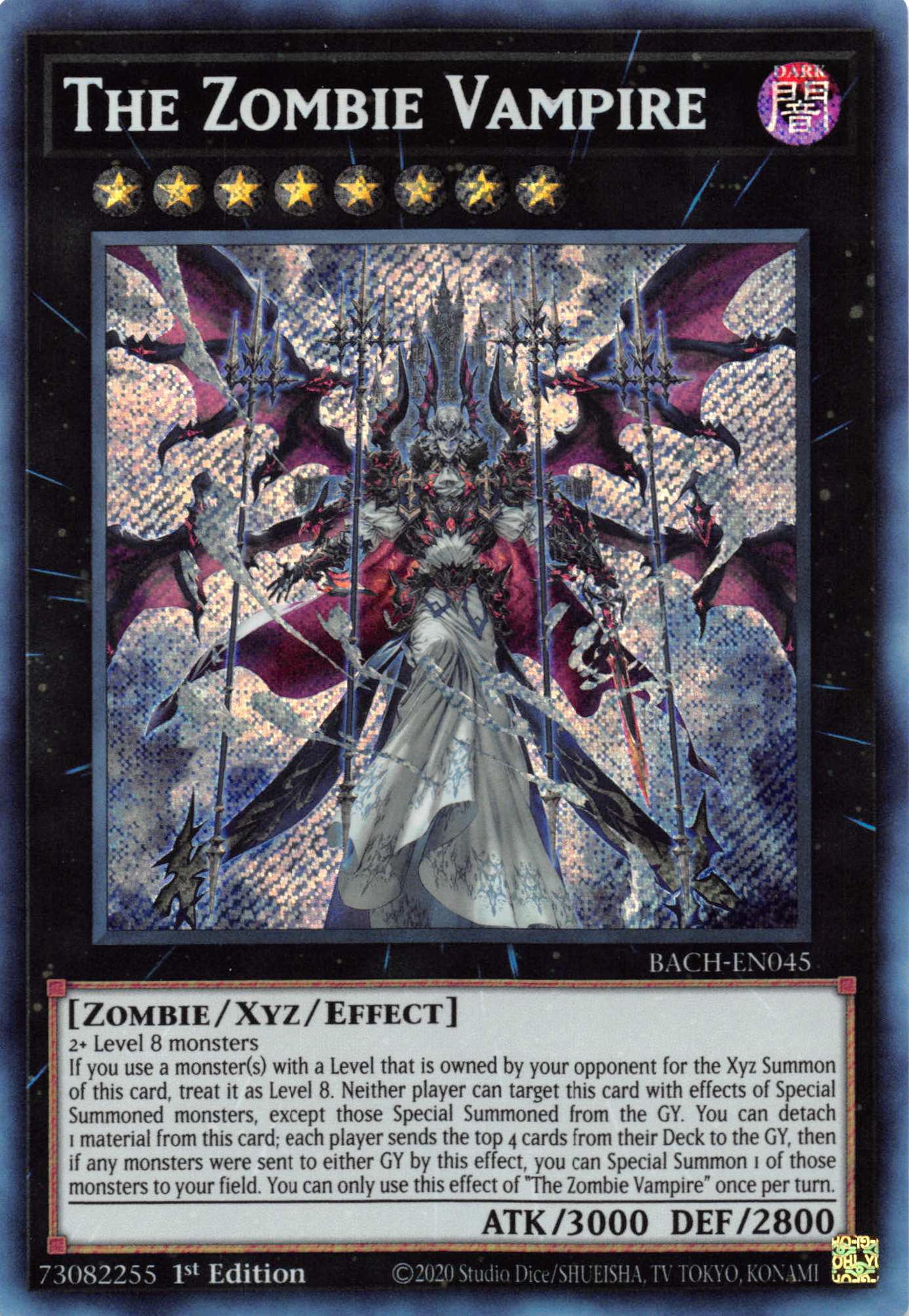 The Zombie Vampire [BACH-EN045] Secret Rare | Card Merchant Takapuna